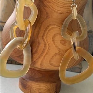 Carved Horn earrings